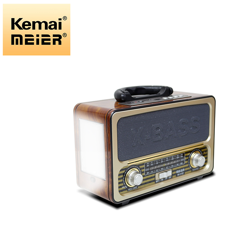 M-152u Portable Wireless Vintage Am FM Old Wooden Retro Radio with TF Card Function Am FM Radio Retro