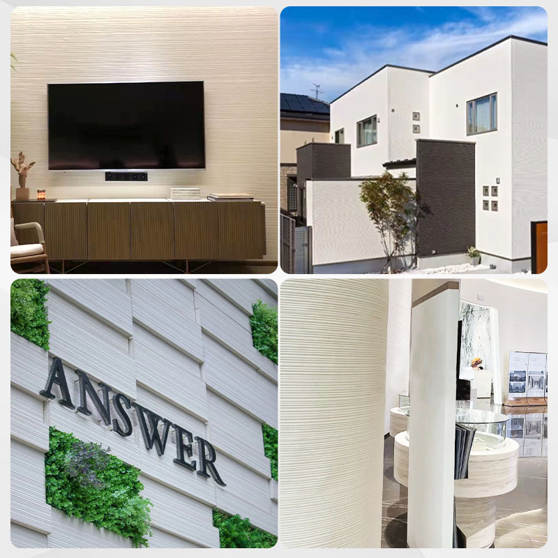 Interior & Exterior Flexible Stone Wall Panel, UV-Resistant, Easy to Clean