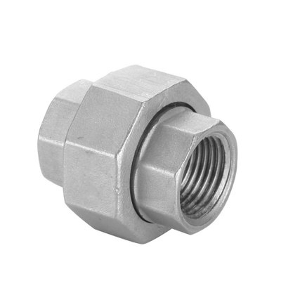 Stainless Steel Union for Water Treatment - 1" NPT, 316L Grade