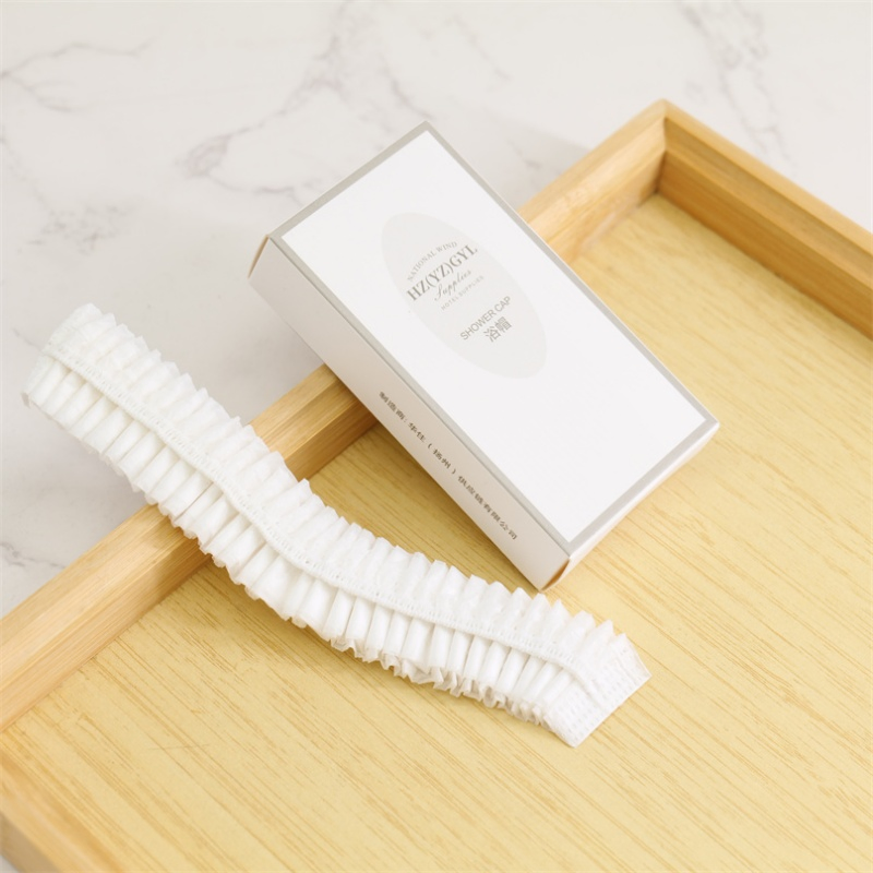 Eco-Hotel Disposable Shower Cap for Sustainable Stays with Green Materials