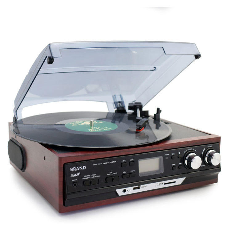 Виниловый проигрыватель с кассетной декой и Bluetooth