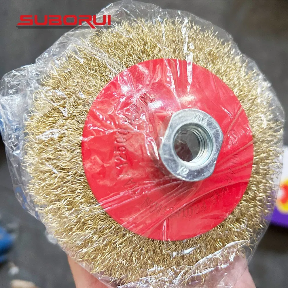 Suborui Manufacturer Abrasive Tool Heavy-Duty Wire Cup Brush for Efficient Surface Cleaning Polishing