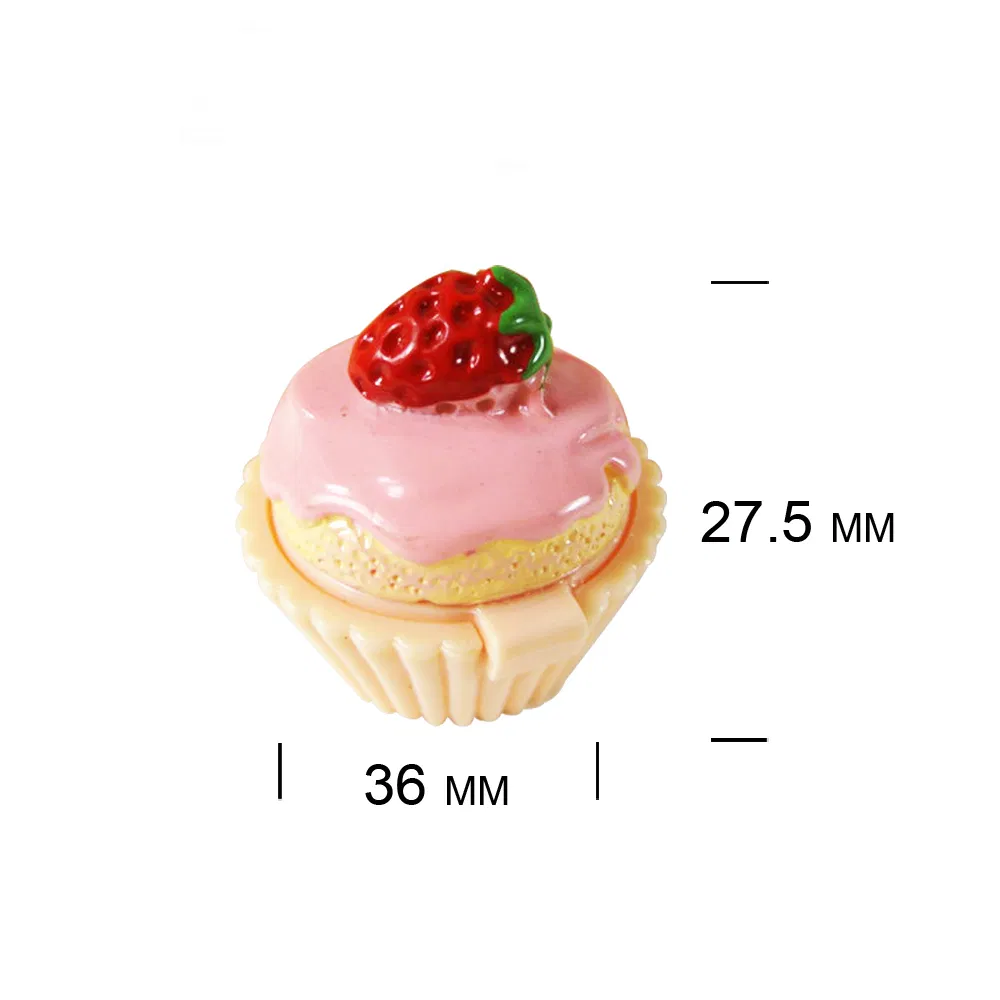Vegan Lip Balm OEM Mini Multi Cupcake Shape Ice Cream