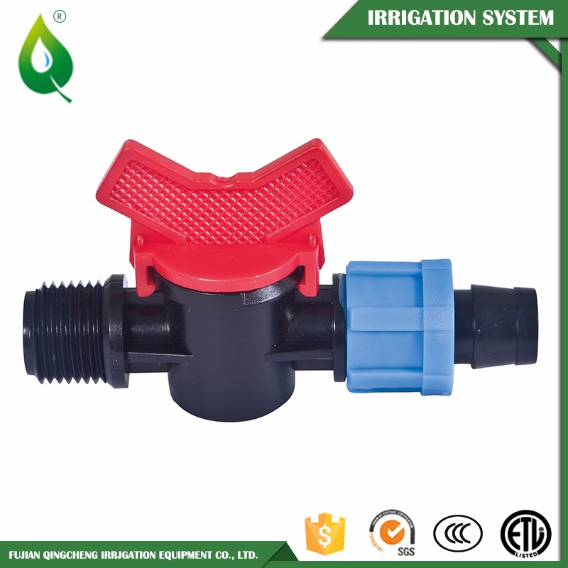 Drip Irrigation Garden Tube Plastic Coupler Mini Valve