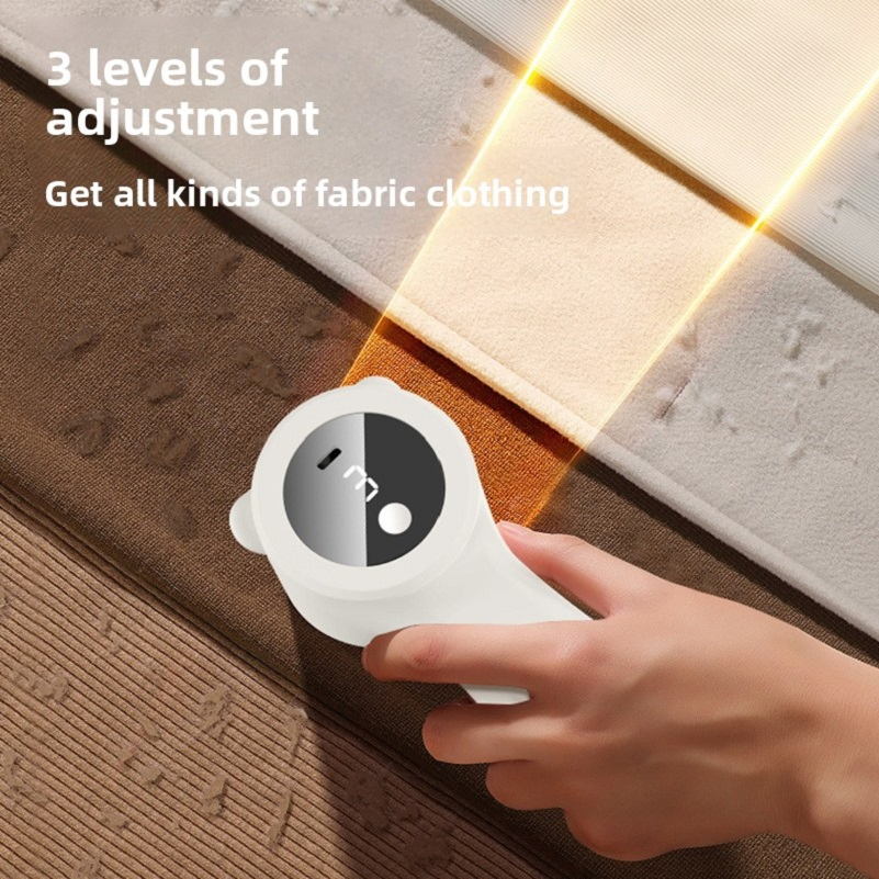 LED Display Rechargeable Portable Sweater Fabric Shaver Electric Lint Remover
