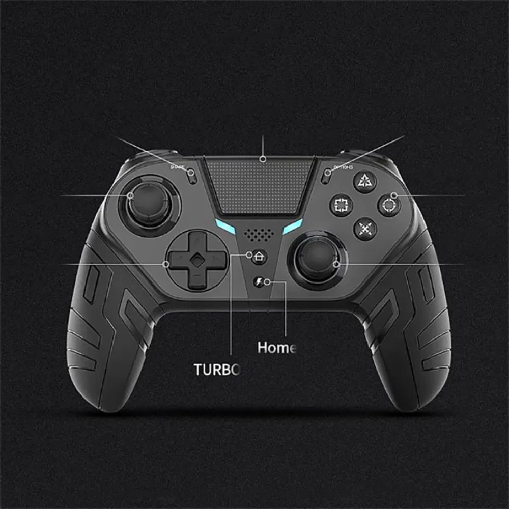 Беспроводной геймпад с вибрацией для PS4, ПК, Steam Deck