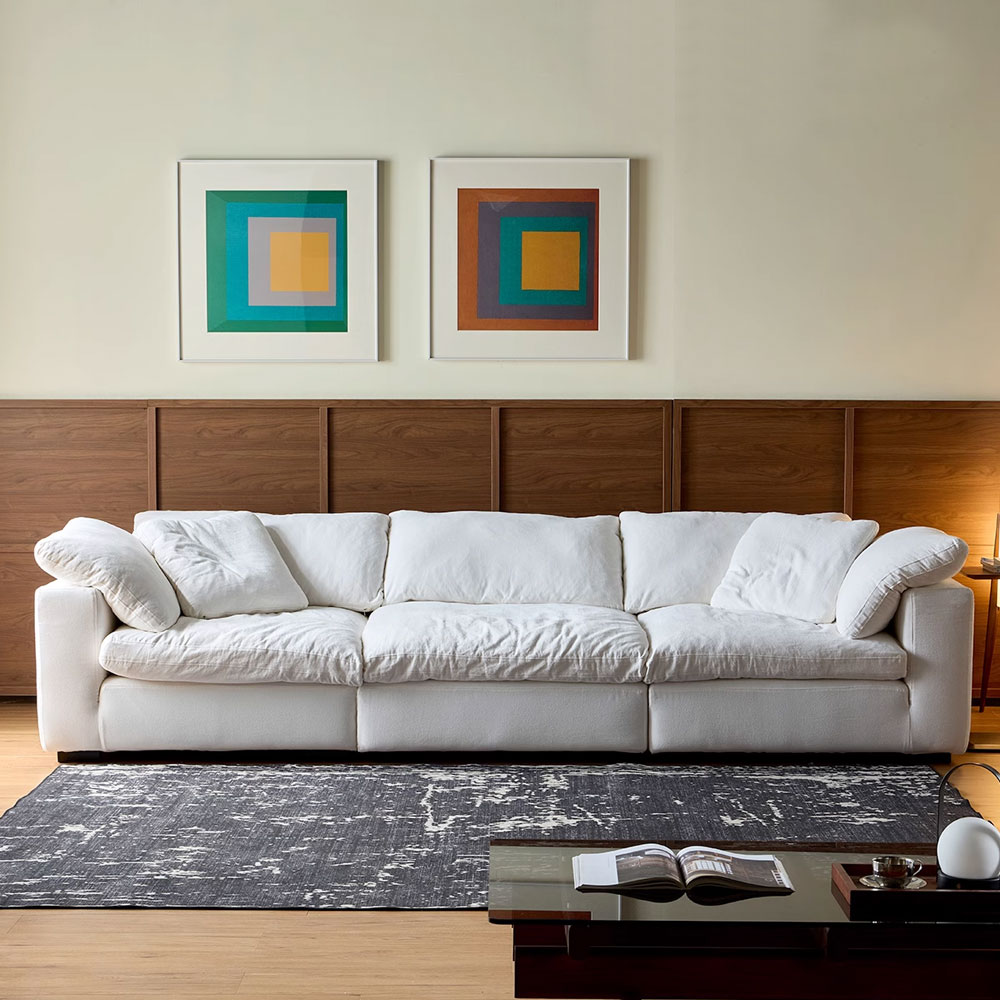 Комплект мебели для гостиной минимализм диван стол