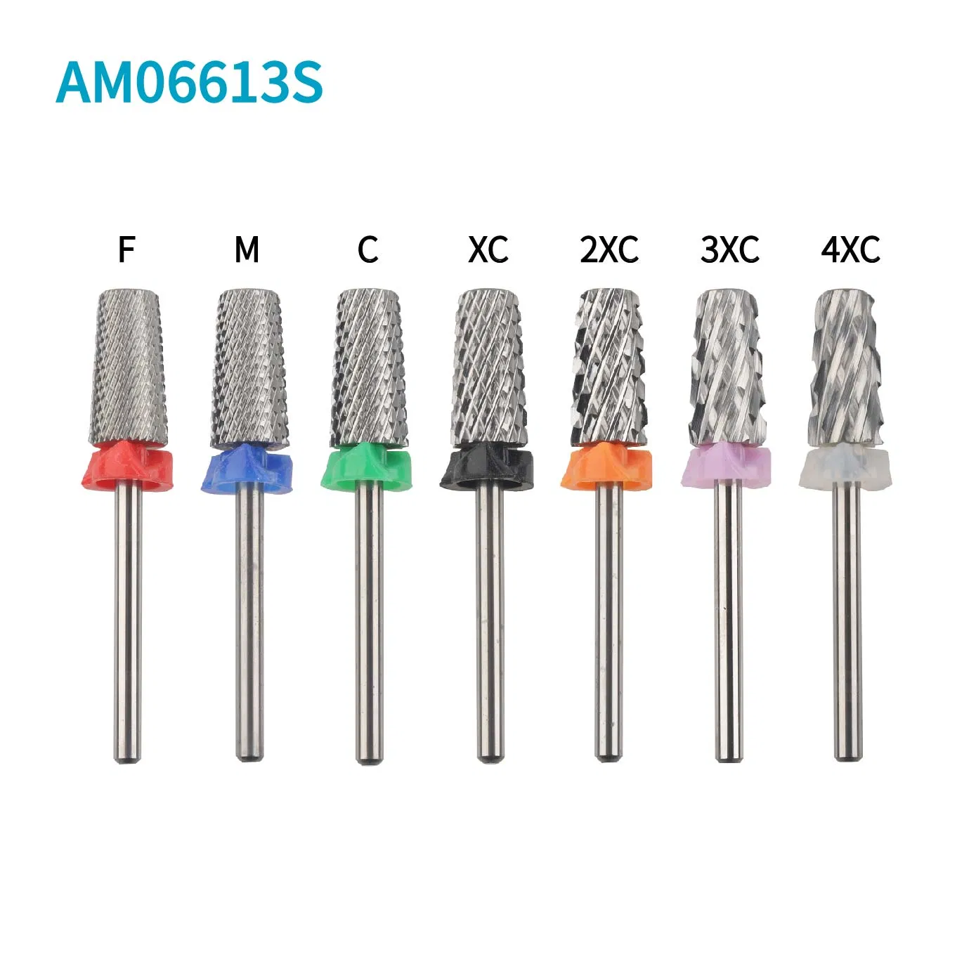 Am06613s 3/32" Shank Taper Barrel Carbide Nail Drill Bit