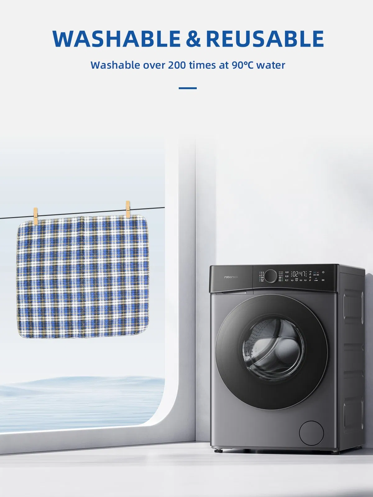 Reusable Underpads Highly Absorbency Incontinence Bed Pads for Adults