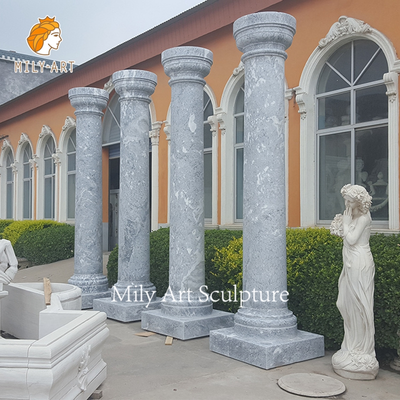 Classic Decorative Marble Building Design Pillar Natural Stone Column (Not Mold)