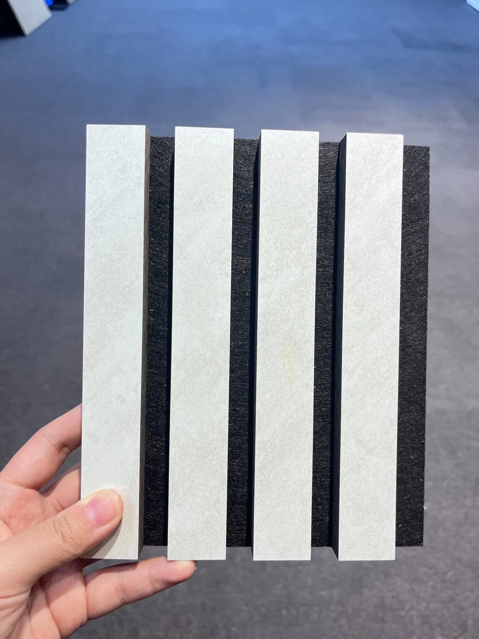 Sound Absorption PET Polyester Panel Wooden Slat Acoustics Panel