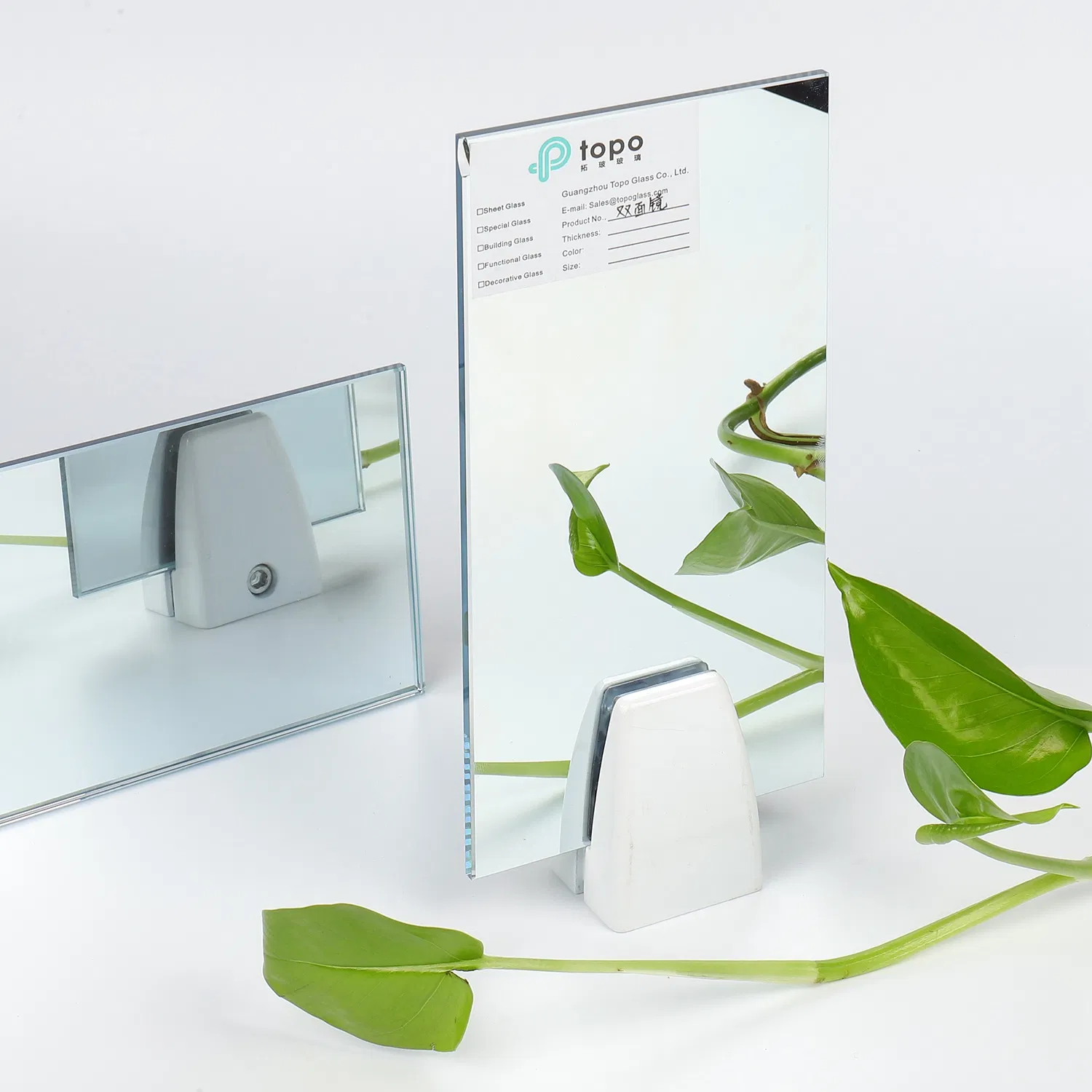 2mm-12mm Two-Side Coated Imaging Tempered Mirror (M-D)