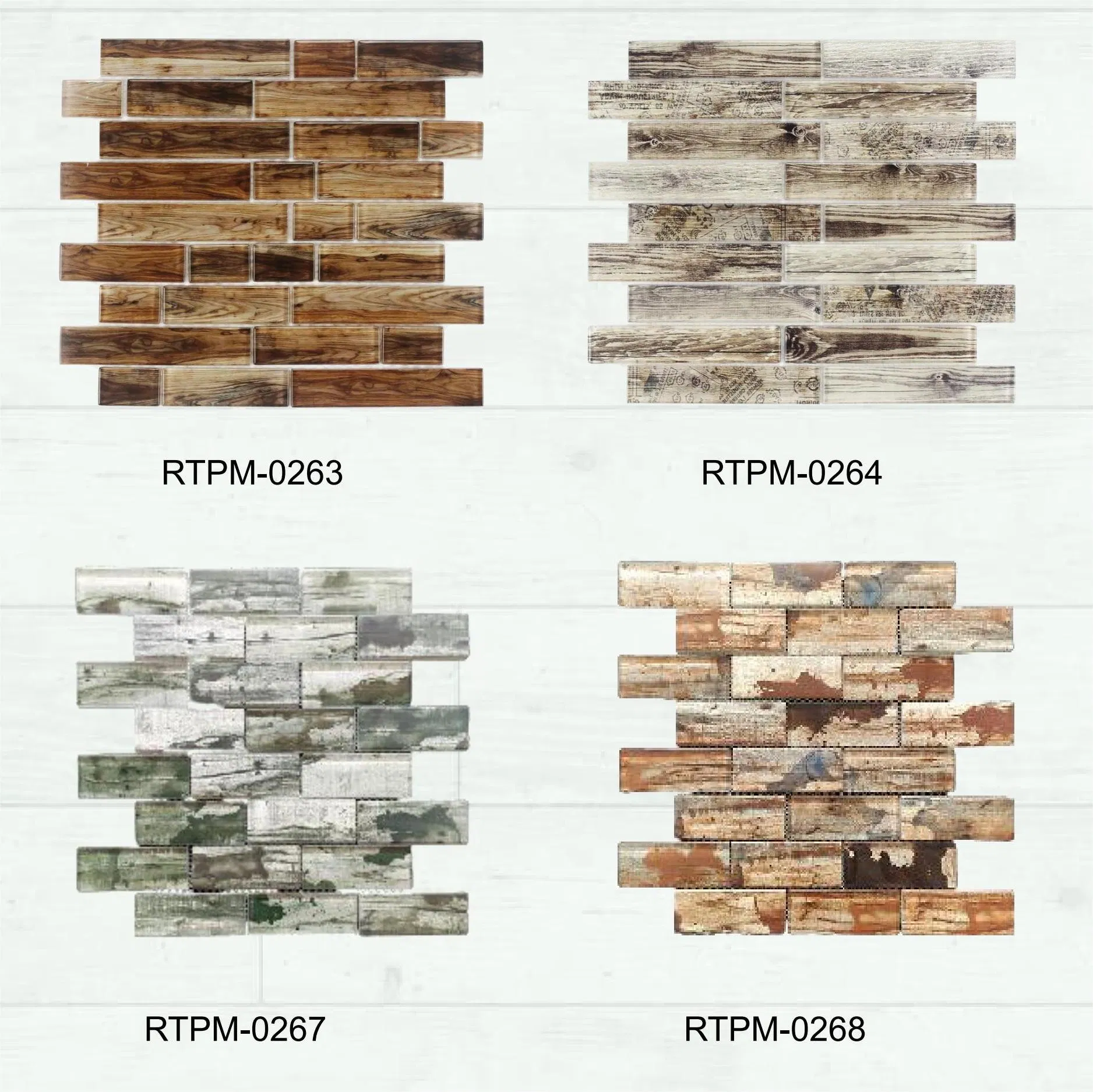 New Design Polychrome Matte Craft Porcelain Glass Mosaic Tiles Bathroom