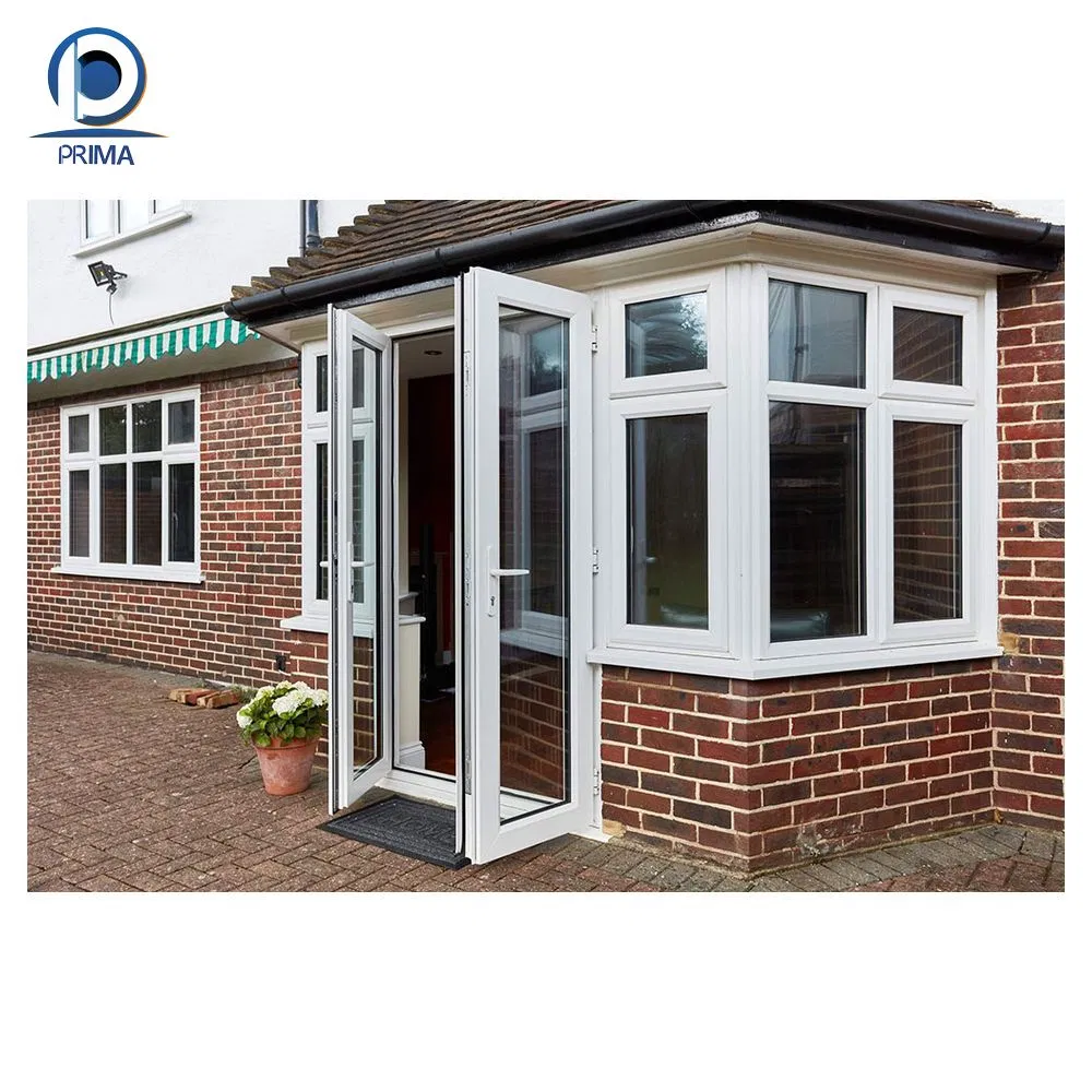 UPVC Doors Wholsale USA European Certificated UPVC Patio Insulated Glass Door