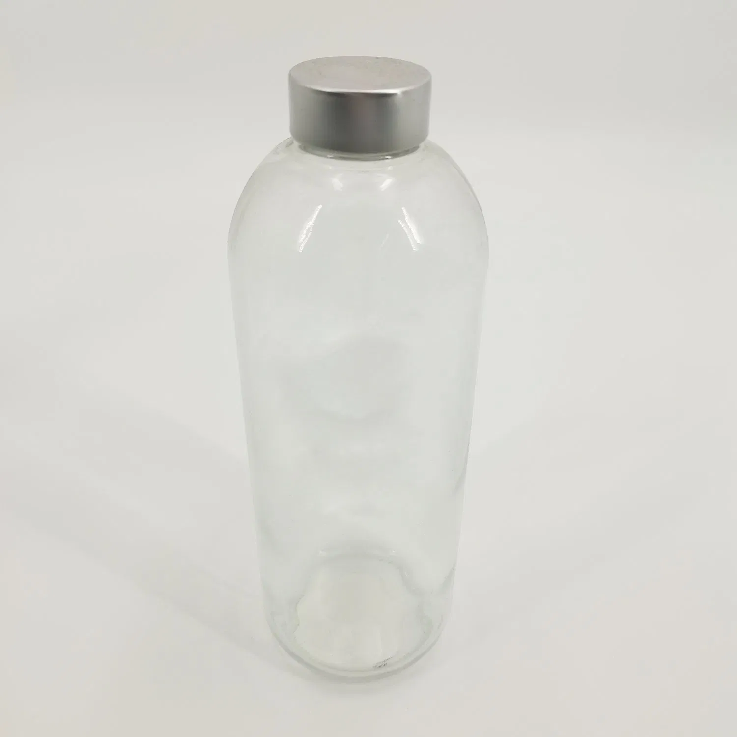1000ml Big Capacitytransparent Glass Bottle for Water with Aluminum / Plastic Caps