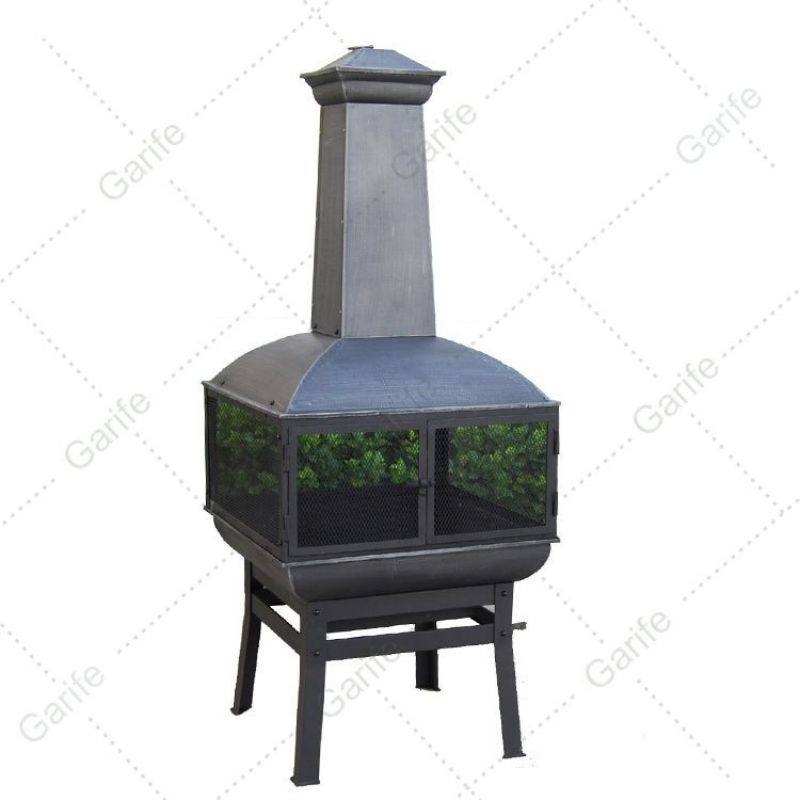 Hot Selling Garden Heater Patio Backyard Steel Chimenea Charcoal Outdoor Fire Pit with Chimney