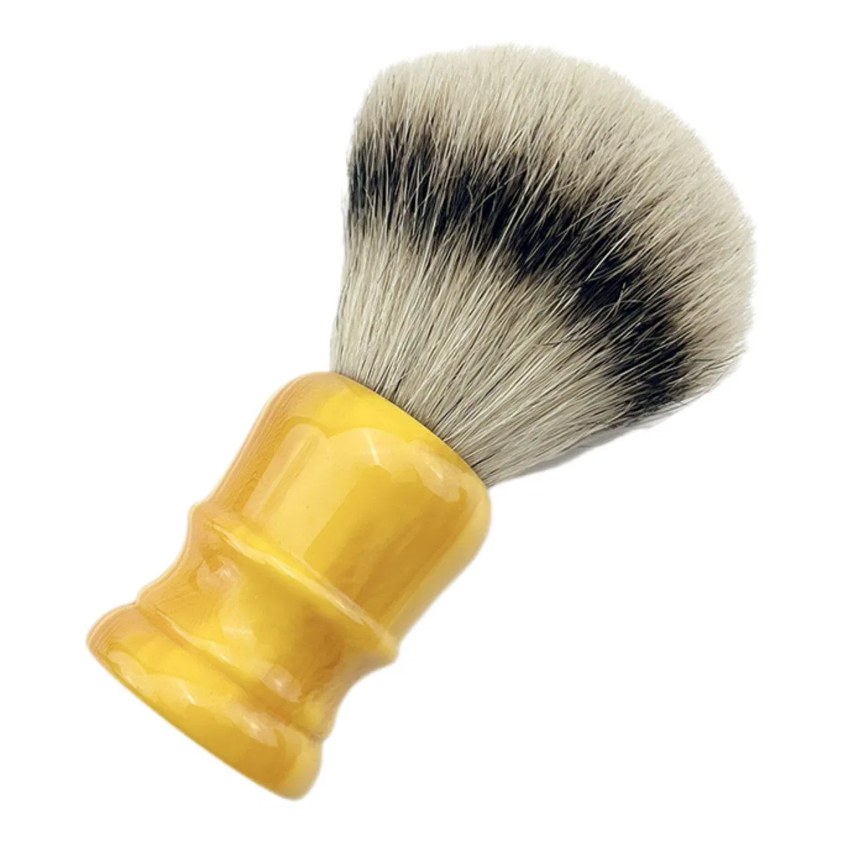 Custom Professional Beard Grooming Brush Soft Nylon Anti-Static Shaving Brush