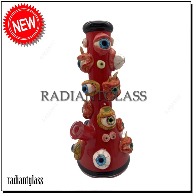 3 Devil Eye Beaker Style Hookahs Glass Smoking Water Pipe