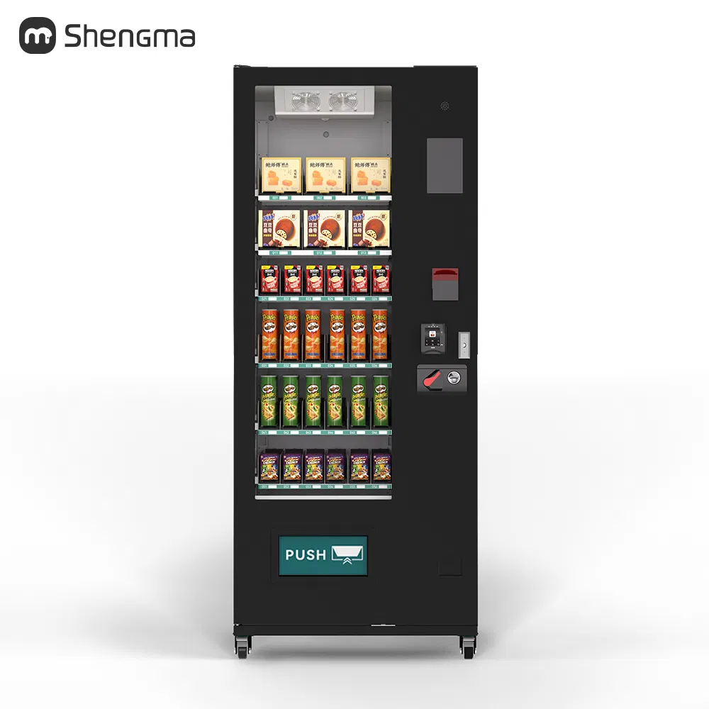 Versatile 36-Lane Vending Machine for Coins, Bills, and Cards