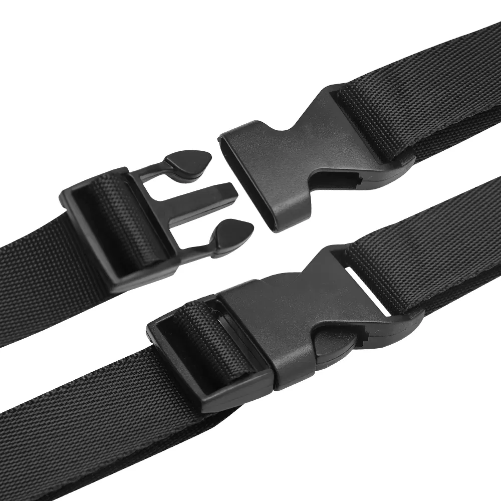 Black Multi-Pocket Hairdressing Short Half Adjustable Waist Aprons for Salon Barbershop