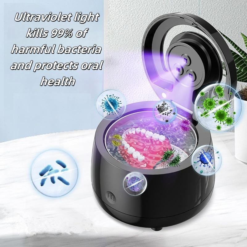 Small Ultrasonic Cleaning Machine for Braces UV Electric Toothbrush Sterilizer