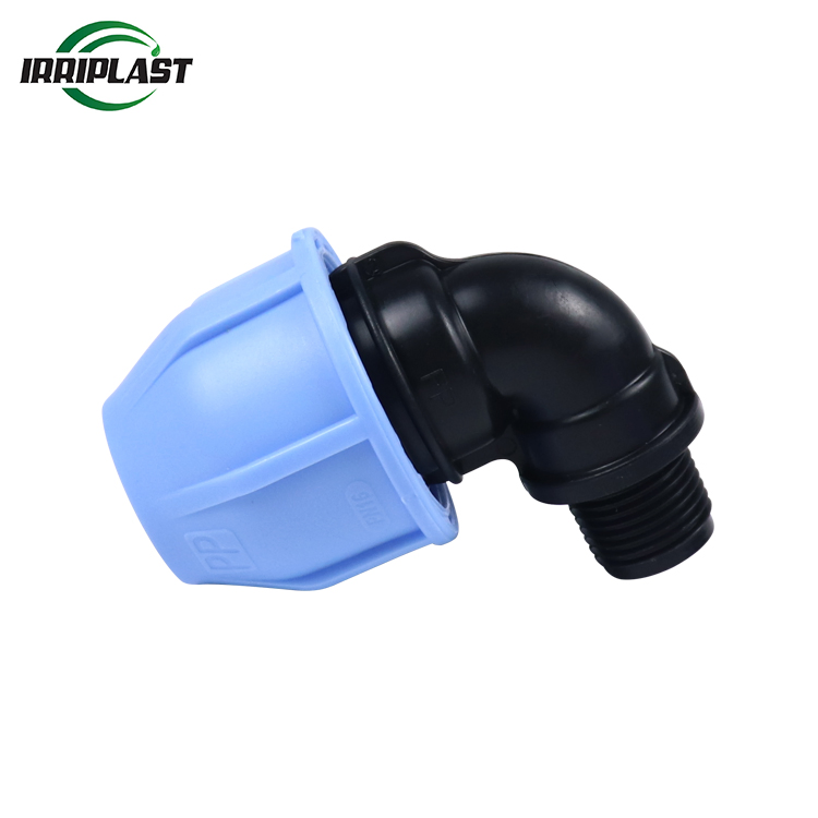 HDPE Farm Irrigation Systems for Water Supply Male Thread Elbow