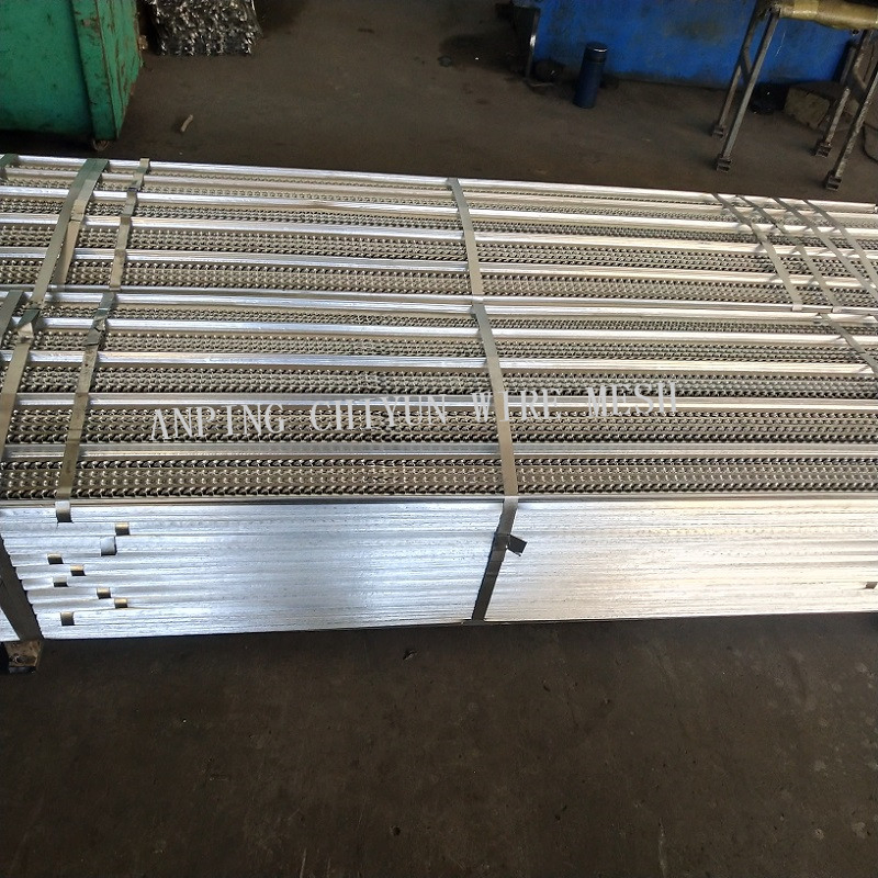 3.7kgs/Piece 2.5m Length Galvanized High Ribbed Formwork