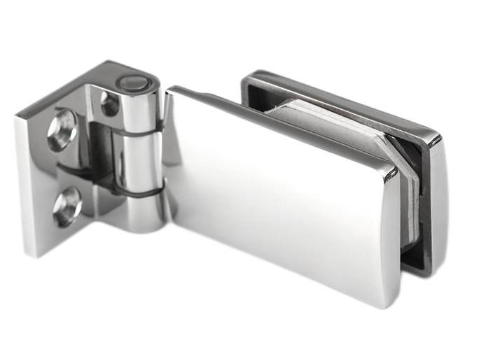 2024 Design Heavy Duty Swivel Pivot Adjustable Bisagras OEM Bathroom Shower Enclosure Hardware Patch Fitting Heavy Duty Wall-Mount Glass Hinge