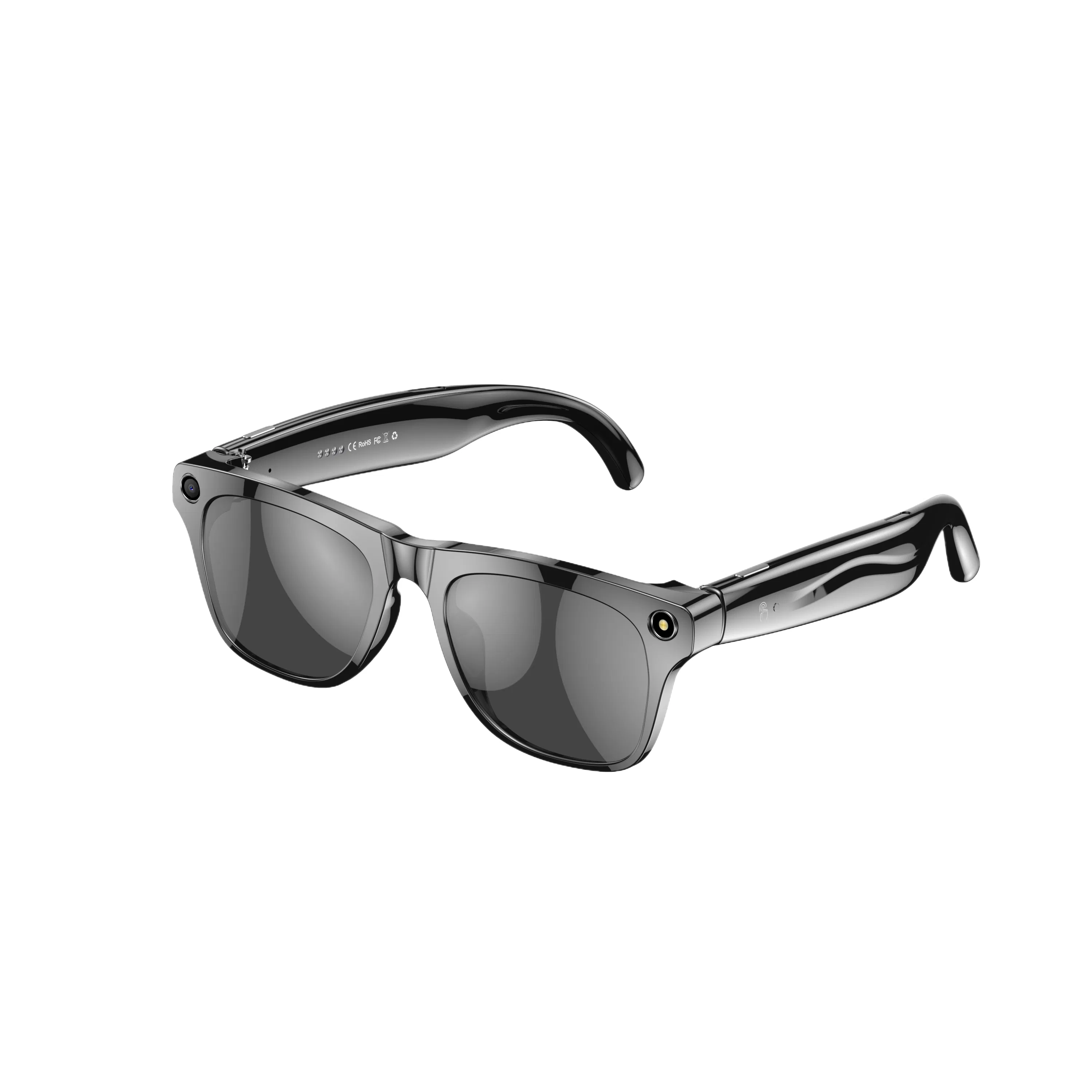 Ai Intelligent Sunglasses Capture Recognition Recording Translation Life Waterproof Camera Video Speaker Touch Ai Smart Glasses