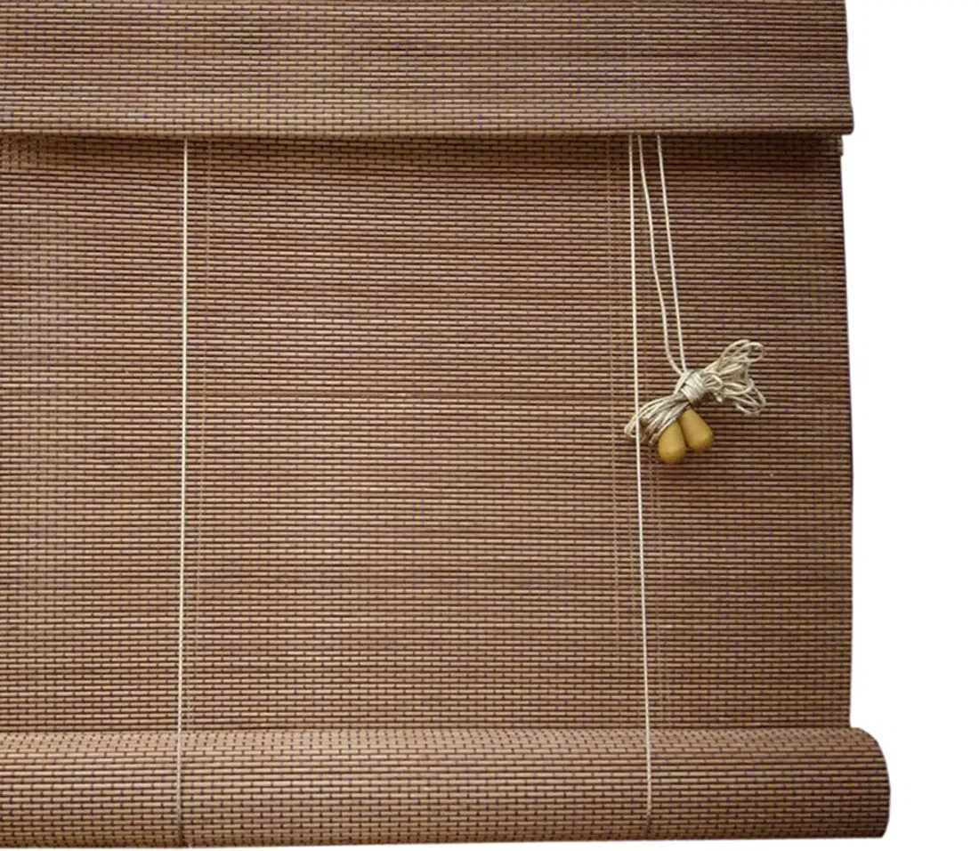 High Privacy Bamboo Curtains Window Rolling Blind