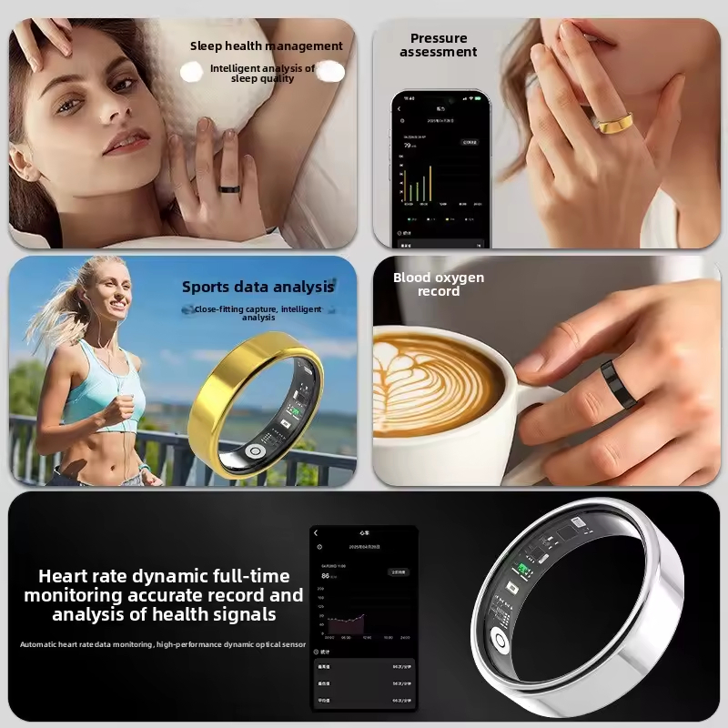 Умное кольцо Smart-Ring для здоровья и спорта