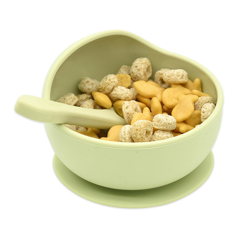 Suction Plate Baby Feeding Bowl Set Base Silicone Baby Bowl for Toddlers
