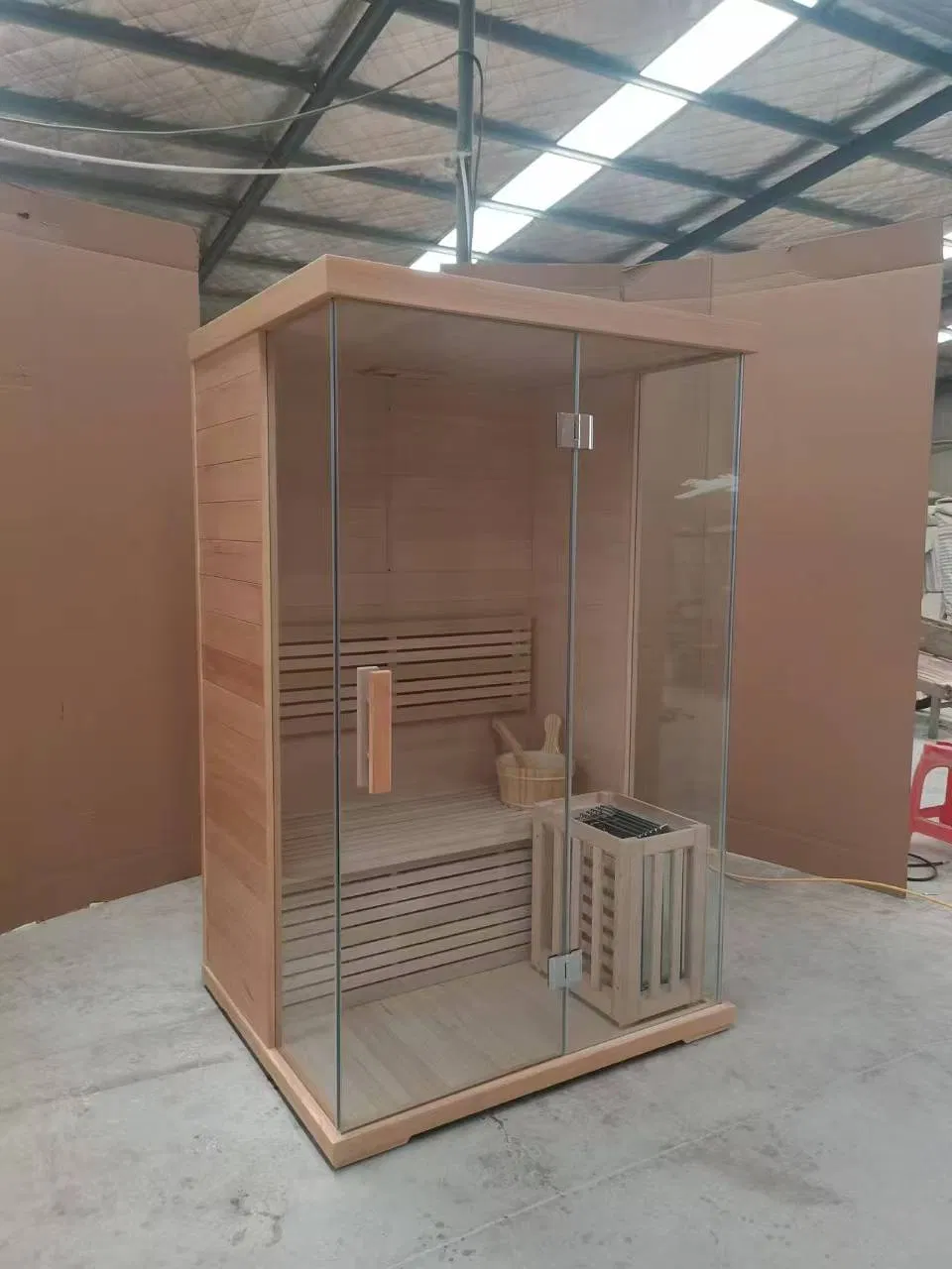 Канадская сауна из хемлока на 2 человек