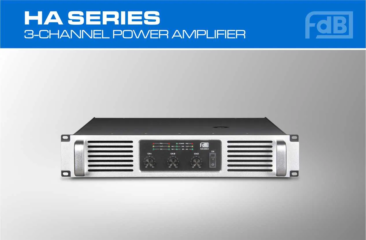 Ha Series Professional Power Amplifier Ha602