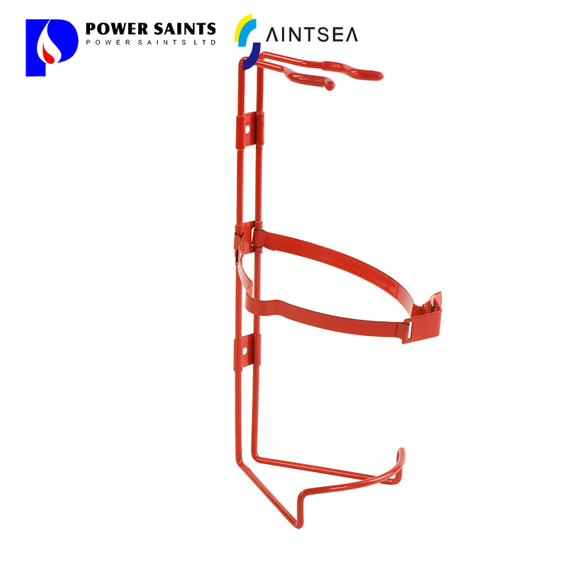 Кронштейн для огнетушителя стальной красный