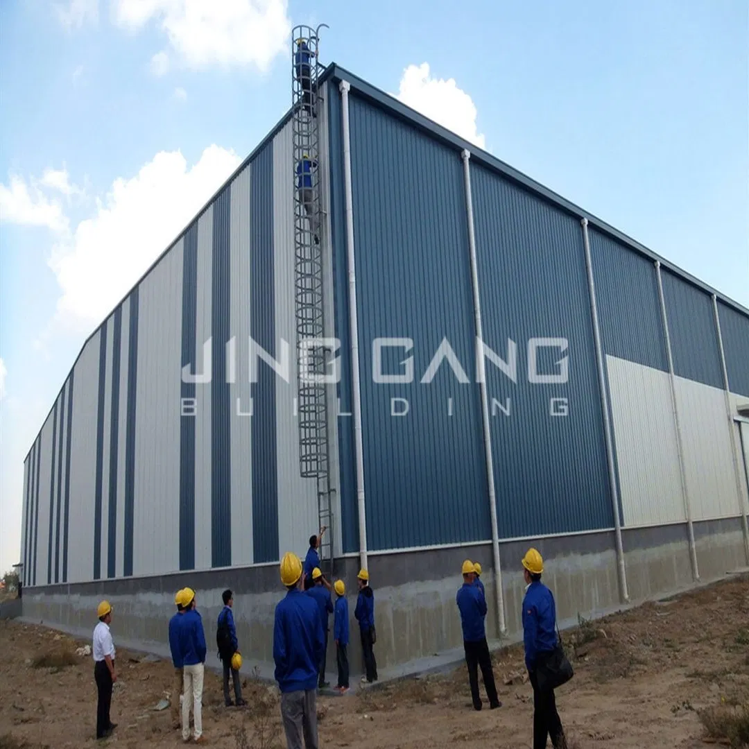 Commercial Steel Structure Industrial Construction Prefabricated Warehouse Workshop Building with H Column