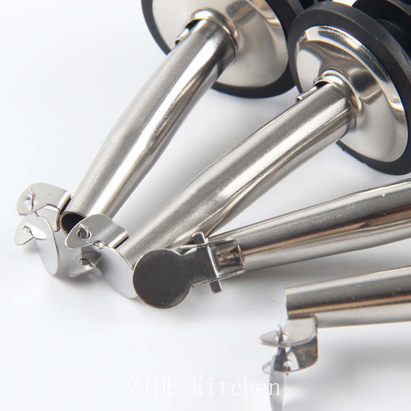 Stainless Steel Wine Pourer Oil Bottle Stopper Automatic Cap Wine Accessories