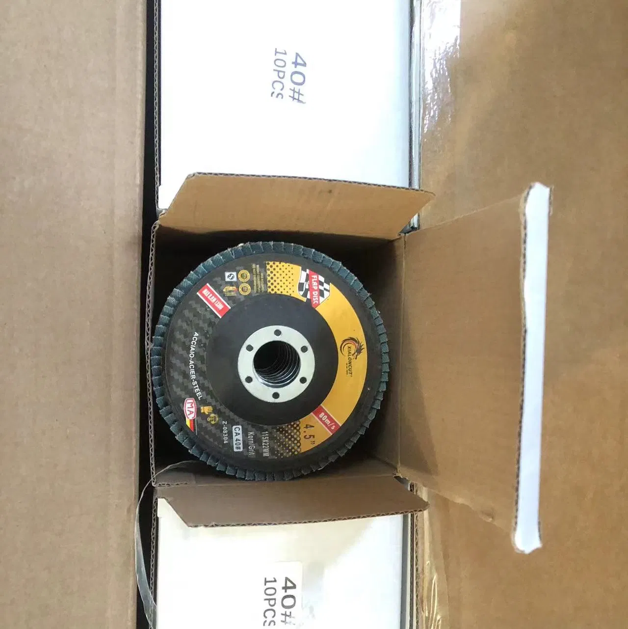 Лепестковый круг 4/4.5 дюйма, 40 грит, оксид циркония