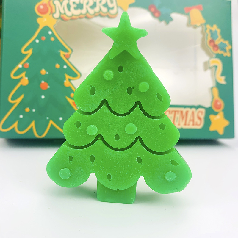 Wholesale Christmas Gift Handcraft Soap Herbal Scented Souvenir Body Whitening Beauty Skin Lightening Soap