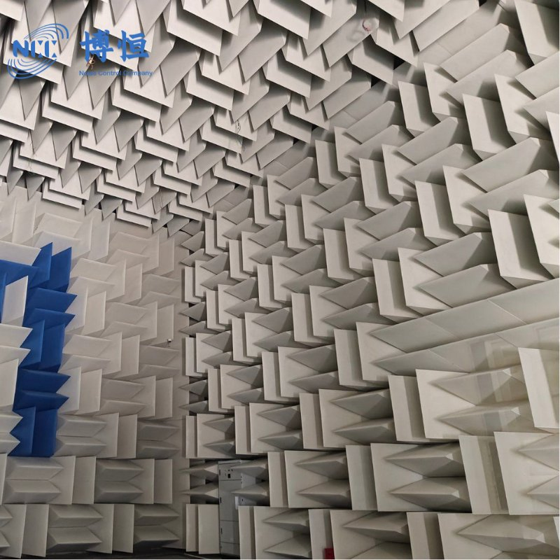 Metallic Anechoic Chamber with Sound-Absorbing Capability and Refined Room Design