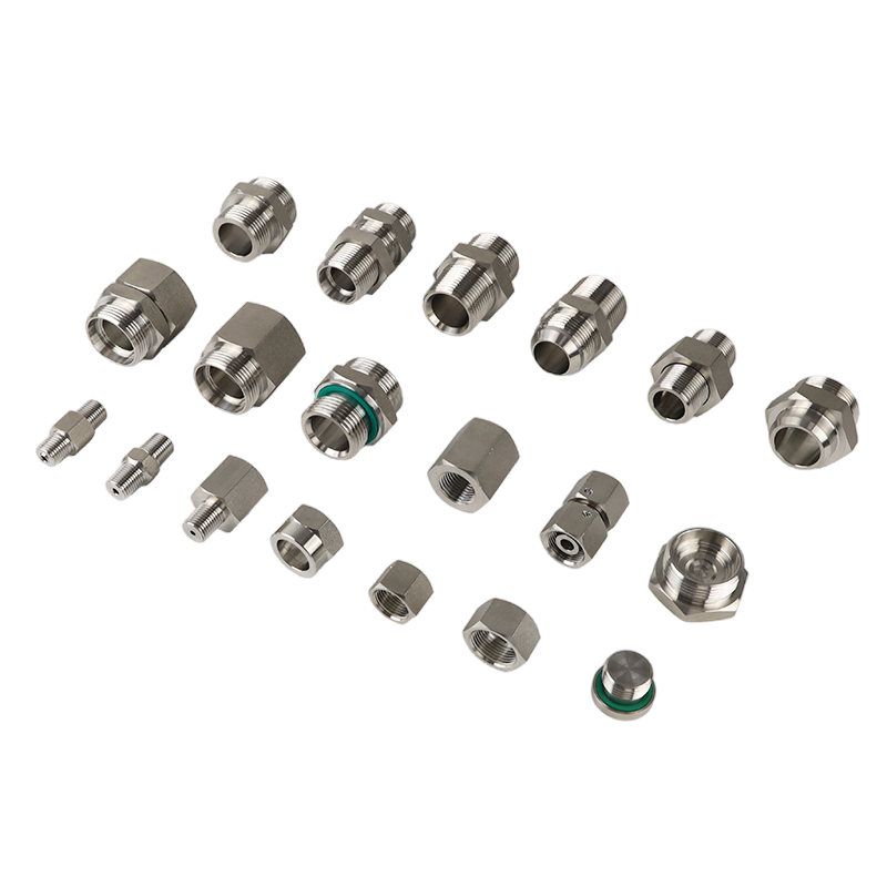 Гидравлический переходник 7C, метрическая резьба BSPP, нержавеющая сталь