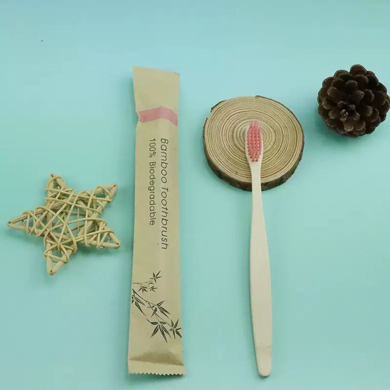 Low Minimum Order Quantity 100% Natural Biodegradable Toothbrushes Eco-Friendly Bamboo Toothbrush