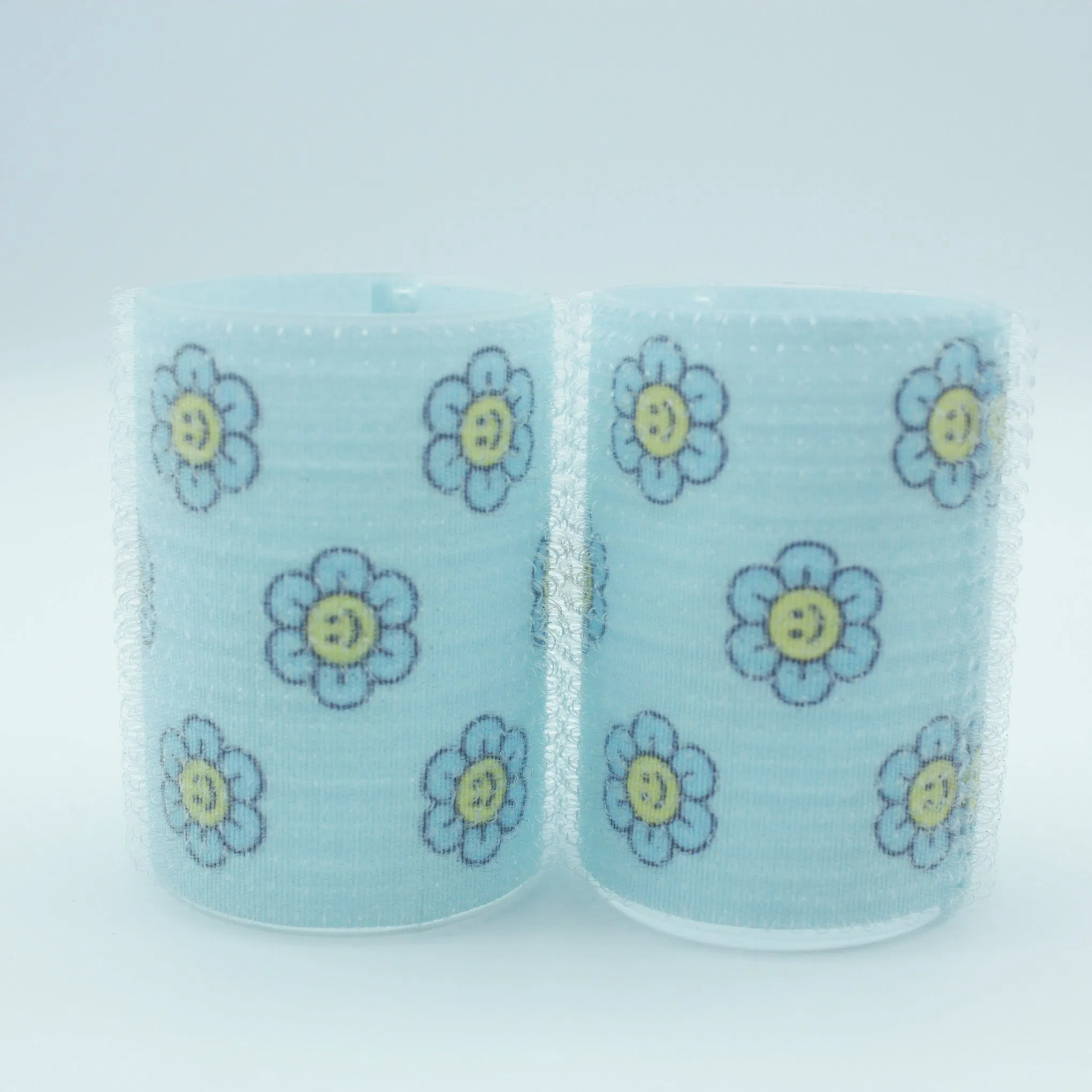 Chic Floral Printed Hair Rollers for Salon-Quality Styling at Home