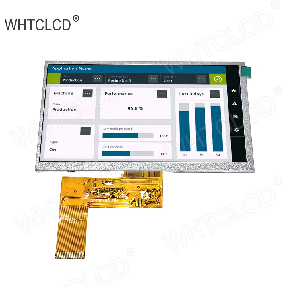7-дюймовый сенсорный TFT LCD дисплей 800x480 с подсветкой