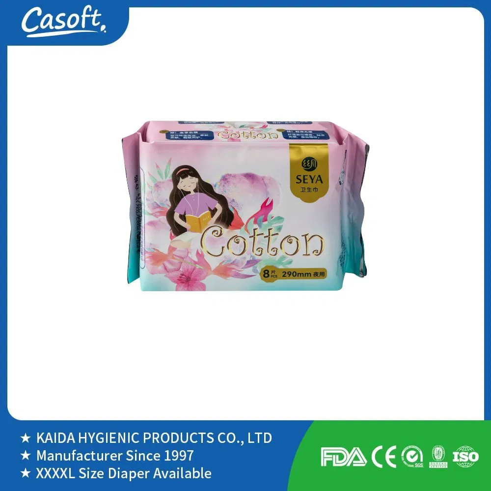 Best Quality Good Price OEM ODM Ladies Period Wood Pulp Sanitary Pad Woman Sanitary Napkin Manufacturer