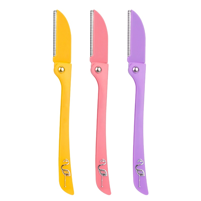 Portable Women's Safety Razor for Effortless Facial Hair Removal