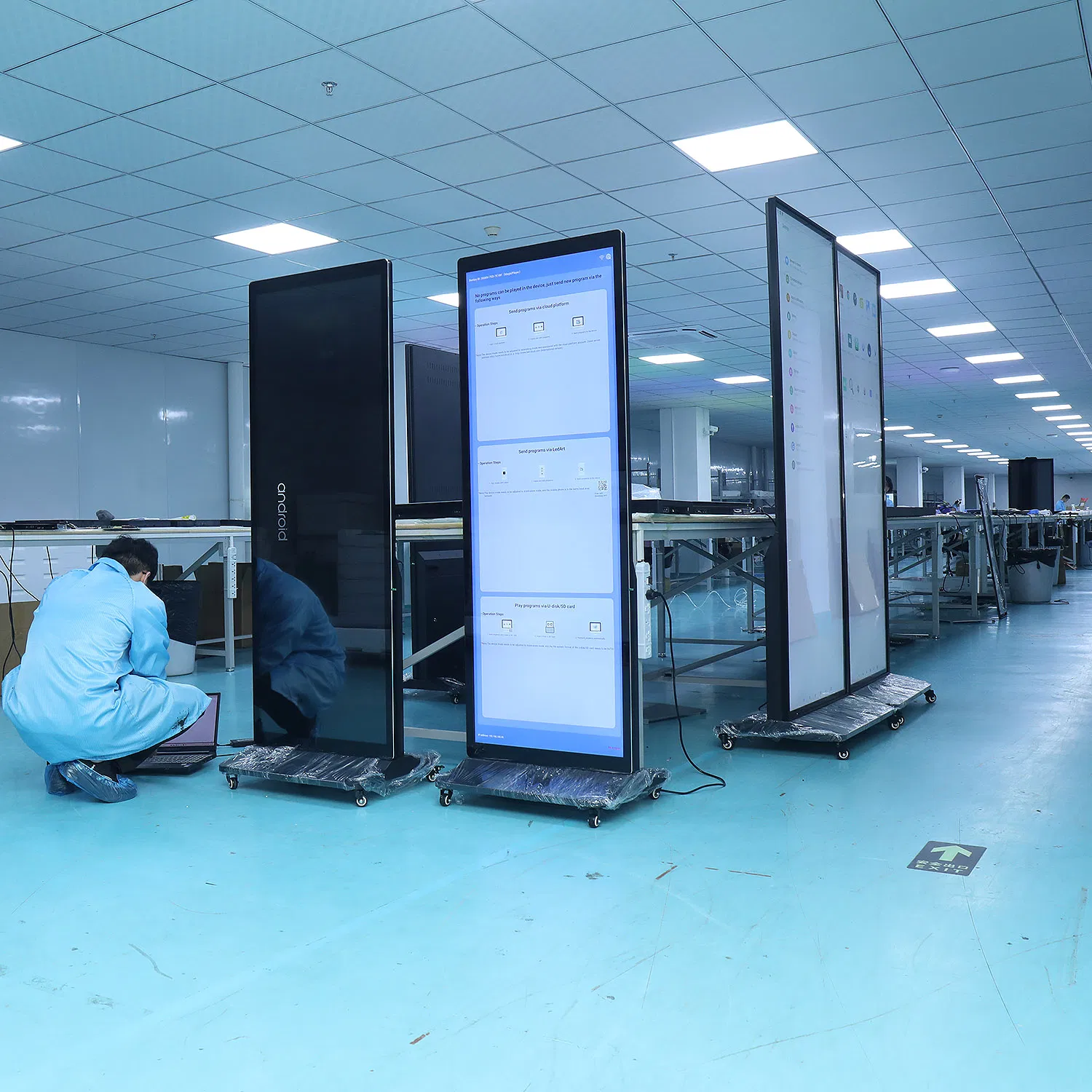 4K Advertising Player LED Panel LED Screen Display Digital Signage Full HD Lengthened LCD Display TV Ad Screen Touch Video Shelf Ultra-Wide Bar Screen Monitor