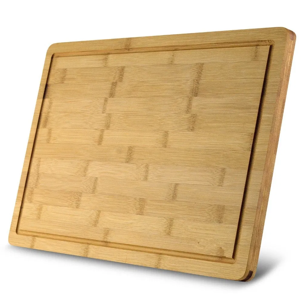 Premium FDA-Approved Bamboo Cutting Board for Kitchen Use