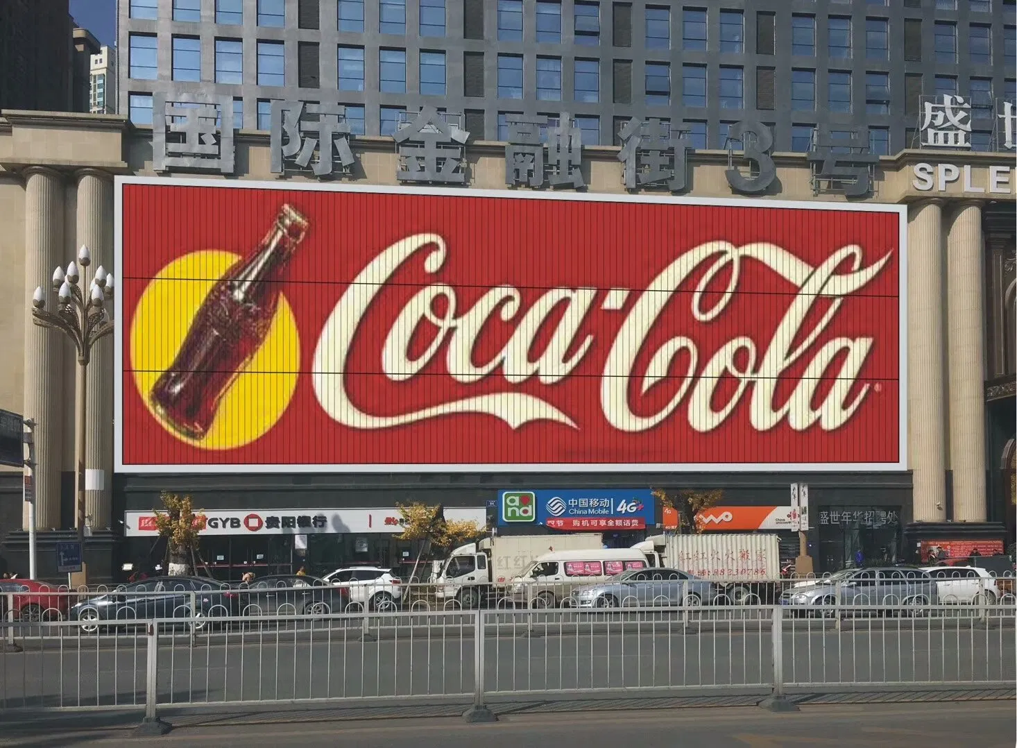 Outdoor Advertising Single Side Large Aluminium Frame Prism Media Promotion Trivision Ad Billboard