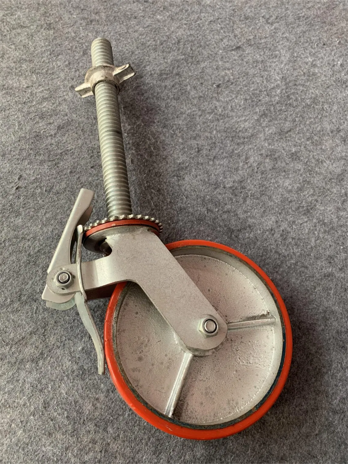System Scaffolding Accessories Swivel Castor Wheel with Threaded Brake